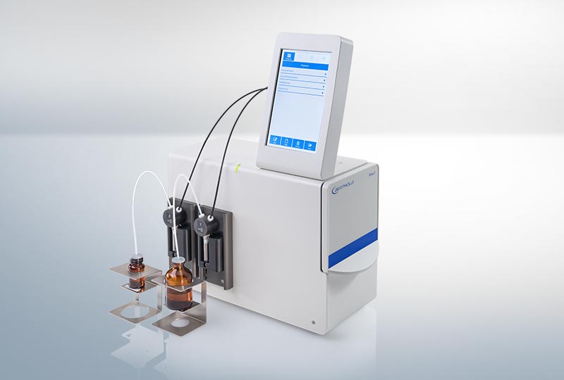 General view of the Sirius 2 Tube Luminometer with touchscreen computer